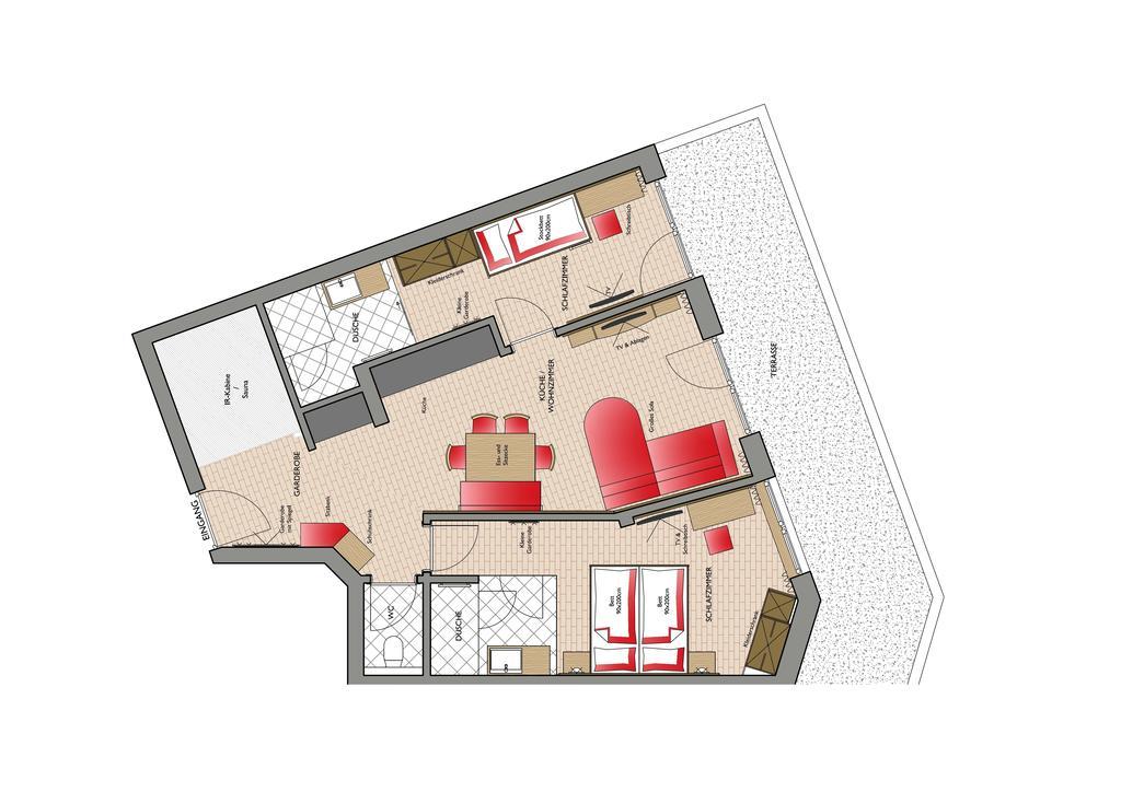 Appartementhaus Naturquell St. Leonhard im Pitztal Zimmer foto